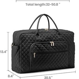 LOVEVOOK Travel Duffle Bag Black